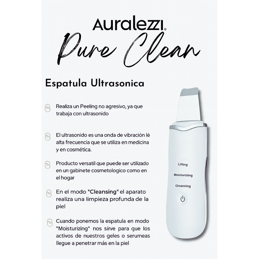 Espatula de Limpieza Ultrasonica